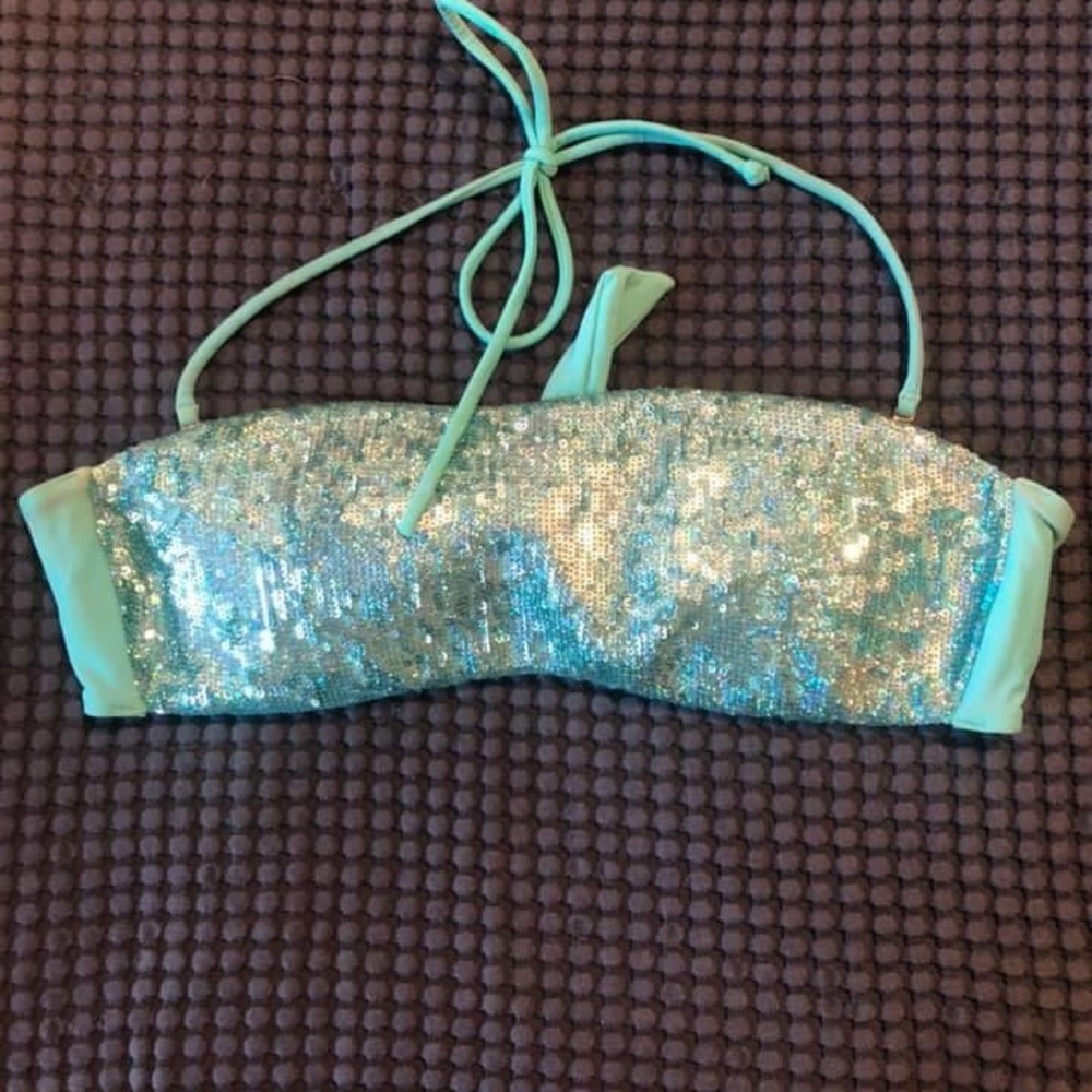 Victoria Secret Sequin Swim Top